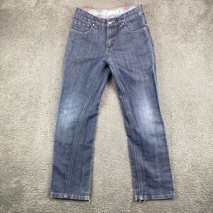 Copper Denim Jeans Girls Size 12‎ Blue Embellished Pockets Aztec Waistband